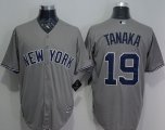 Wholesale Cheap Yankees #19 Masahiro Tanaka Grey New Cool Base Stitched MLB Jersey