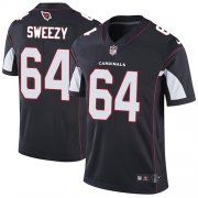 Wholesale Cheap Nike Cardinals #64 J.R. Sweezy Black Alternate Men's Stitched NFL Vapor Untouchable Limited Jersey