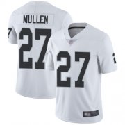 Wholesale Cheap Nike Raiders #27 Trayvon Mullen White Youth Stitched NFL Vapor Untouchable Limited Jersey