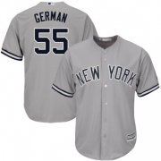 Wholesale Cheap Yankees #55 Domingo German Grey New Cool Base Stitched MLB Jersey