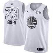 Wholesale Cheap Nike Warriors #23 Draymond Green White NBA Jordan Swingman 2018 All-Star Game Jersey