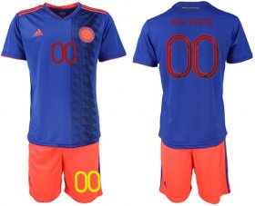 Wholesale Cheap Colombia Personalized Away Soccer Country Jersey