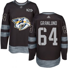 Wholesale Cheap Adidas Predators #64 Mikael Granlund Black 1917-2017 100th Anniversary Stitched NHL Jersey