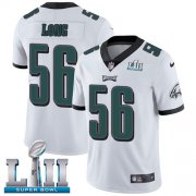 Wholesale Cheap Nike Eagles #56 Chris Long White Super Bowl LII Youth Stitched NFL Vapor Untouchable Limited Jersey