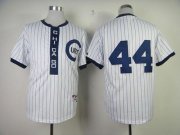 Wholesale Cheap Cubs #44 Anthony Rizzo White 1909 Turn Back The Clock Stitched MLB Jersey