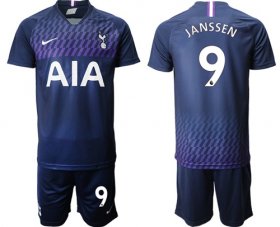 Wholesale Cheap Tottenham Hotspur #9 Janssen Away Soccer Club Jersey