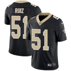 Wholesale Cheap Nike Saints #51 Cesar Ruiz Black Team Color Men\'s Stitched NFL Vapor Untouchable Limited Jersey