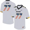 Wholesale Cheap Missouri Tigers 77 Paul Adams White USA Flag Nike College Football Jersey