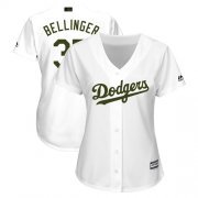 Wholesale Cheap Dodgers #35 Cody Bellinger White 2018 Memorial Day Cool Base Women's Stitched MLB Jersey