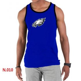 Wholesale Cheap Men\'s Nike NFL Philadelphia Eagles Sideline Legend Authentic Logo Tank Top Blue