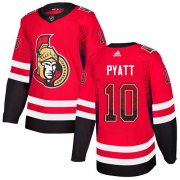Wholesale Cheap Adidas Senators #10 Tom Pyatt Red Home Authentic Drift Fashion Stitched NHL Jersey