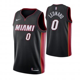 Wholesale Cheap Nike Heat #0 Meyers Leonard Icon Edition Men\'s Black NBA Jersey