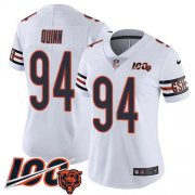 Wholesale Cheap Nike Bears #94 Robert Quinn White Women's Stitched NFL 100th Season Vapor Untouchable Limited Jersey