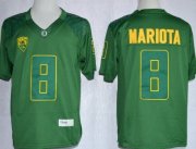 Wholesale Cheap Oregon Ducks #8 Marcus Mariota 2013 Dark Green Limited Jersey