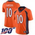 Wholesale Cheap Nike Broncos #10 Emmanuel Sanders Orange Men's Stitched NFL 100th Season Vapor Limited Jersey