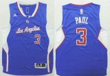 Cheap Los Angeles Clippers #3 Chris Paul 2014 New Blue Kids Jersey
