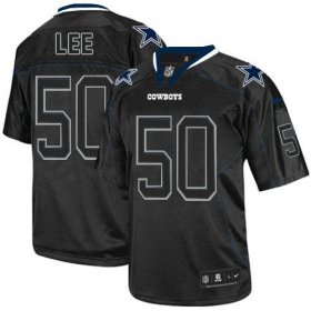 Wholesale Cheap Nike Cowboys #50 Sean Lee Lights Out Black Men\'s Stitched NFL Elite Jersey