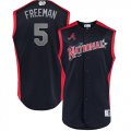 Wholesale Cheap Braves #5 Freddie Freeman Navy 2019 All-Star National League Stitched MLB Jersey