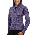 Wholesale Cheap St. Louis Blues Antigua Women's Fortune 1/2-Zip Pullover Sweater Purple