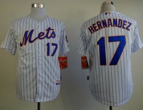 Wholesale Cheap Mets #17 Keith Hernandez White(Blue Strip) Home Cool Base Stitched MLB Jersey