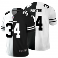 Cheap Chicago Bears #34 Walter Payton Men's Black V White Peace Split Nike Vapor Untouchable Limited NFL Jersey