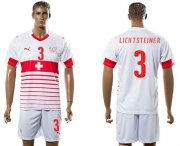 Wholesale Cheap Switzerland #3 Lichtsteiner Away Soccer Country Jersey