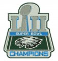 Wholesale Cheap Stitched Philadelphia Eagles Super Bowl LII 52 Champions Jersey Patch