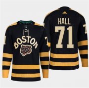 Wholesale Cheap Men's Boston Bruins #71 Taylor Hall Black Classic Primegreen Stitched Jersey