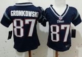 Wholesale Cheap Toddler Nike Patriots #87 Rob Gronkowski Navy Blue Team Color Stitched NFL Elite Jersey