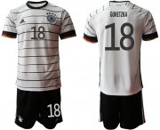 Wholesale Cheap Men 2021 European Cup Germany home white 18 Soccer Jersey