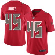 Wholesale Cheap Nike Buccaneers #45 Devin White Red Men's Stitched NFL Limited Rush Jersey