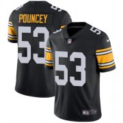 Wholesale Cheap Nike Steelers #53 Maurkice Pouncey Black Alternate Men's Stitched NFL Vapor Untouchable Limited Jersey