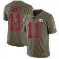 Wholesale Cheap Nike Giants #11 Phil Simms Olive Men's Stitched NFL Limited 2017 Salute to Service Jersey
