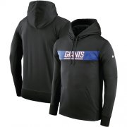 Wholesale Cheap Men's New York Giants Nike Charcoal Sideline Team Performance Pullover Hoodie