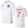 Wholesale Cheap England #7 Lingard Home Thai Version Soccer Country Jersey