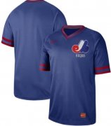 Wholesale Cheap Nike Expos Blank Royal Authentic Cooperstown Collection Stitched MLB Jersey