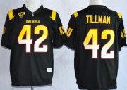 Wholesale Cheap Arizona State Sun Devils #42 Pat Tillman 2013 Black Jersey