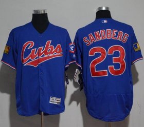 Wholesale Cheap Cubs #23 Ryne Sandberg Blue Flexbase Authentic Collection 1994 Turn Back The Clock Stitched MLB Jersey