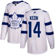 Wholesale Cheap Adidas Maple Leafs #14 Dave Keon White Authentic 2018 Stadium Series Stitched NHL Jersey
