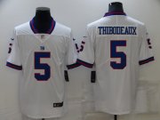 Wholesale Cheap Men's New York Giants #5 Kayvon Thibodeaux White Vapor Untouchable Limited Stitched Jersey