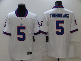 Wholesale Cheap Men\'s New York Giants #5 Kayvon Thibodeaux White Vapor Untouchable Limited Stitched Jersey