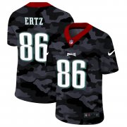 Cheap Philadelphia Eagles #86 Zach Ertz Men's Nike 2020 Black CAMO Vapor Untouchable Limited Stitched NFL Jersey
