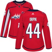 Wholesale Cheap Adidas Capitals #44 Brooks Orpik Red Home Authentic Women's Stitched NHL Jersey