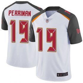 Wholesale Cheap Nike Buccaneers #19 Breshad Perriman White Men\'s Stitched NFL Vapor Limited Jersey
