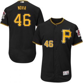 Wholesale Cheap Pirates #46 Ivan Nova Black Flexbase Authentic Collection Stitched MLB Jersey