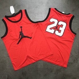 Wholesale Cheap Chicago Bulls 23 Air Jordan Big Logo Swingman Red Jersey