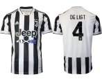 Wholesale Cheap Men 2021-2022 Club Juventus home aaa version white 4 Adidas Soccer Jersey