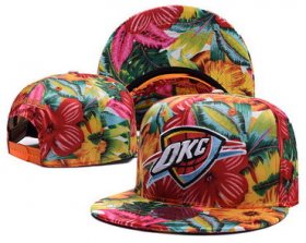 Wholesale Cheap NBA Oklahoma City Thunder Snapback Ajustable Cap Hat XDF 063
