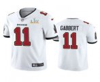 Wholesale Cheap Men's Tampa Bay Buccaneers #11 Blaine Gabbert White 2021 Super Bowl LV Limited Stitched NFL Jersey