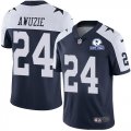 Wholesale Cheap Nike Cowboys #24 Chidobe Awuzie Navy Blue Thanksgiving Men's Stitched With Established In 1960 Patch NFL Vapor Untouchable Limited Throwback Jersey
